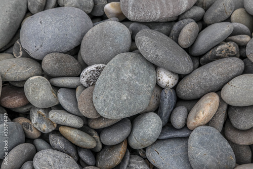 stones and Pebbles on a beach