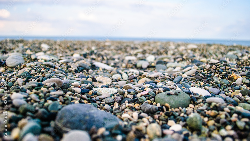 Obraz premium pebbles on the beach