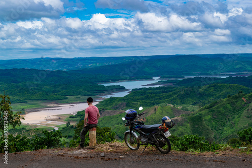 mountain biking in the mountains Vietnam asia