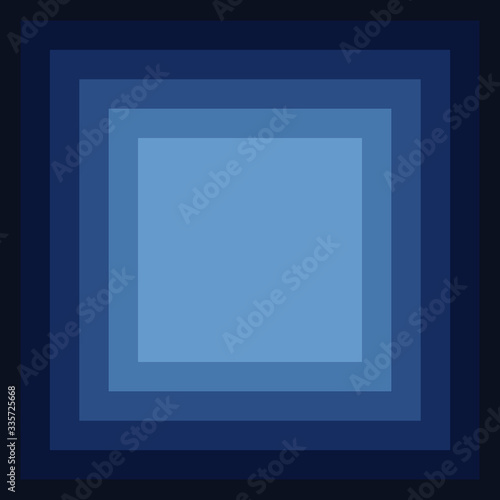 Square frame. Abstract vector illustration with layers. 