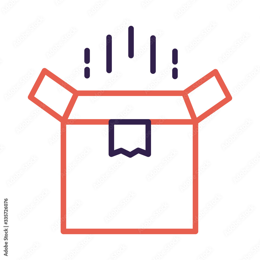 box carton packing postal service line style box carton packing postal service line style