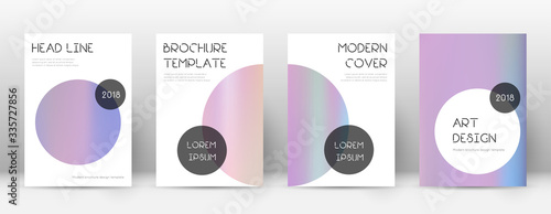 Flyer layout. Trendy fascinating template for Broc