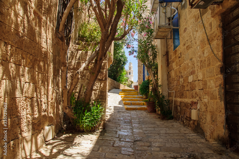 Alley in the old city of Jaffa
