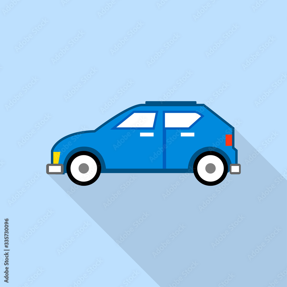 Fototapeta premium flat icons for car and shadow,transportation,vector illustrations