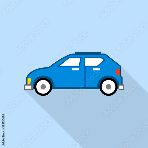 Fototapeta Naklejka Na Ścianę i Meble -  flat icons for car and shadow,transportation,vector illustrations