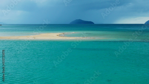Beaches in the middle of the sea in Thailand