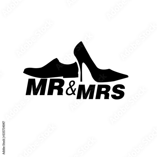 Leather shoe and high heel