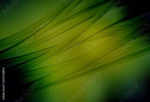 Dark Green, Yellow vector blurred pattern.