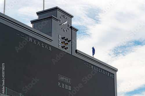 Fotografie 甲子園球場 バックスクリーン