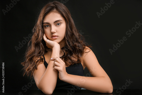 Young woman with beautiful ...
