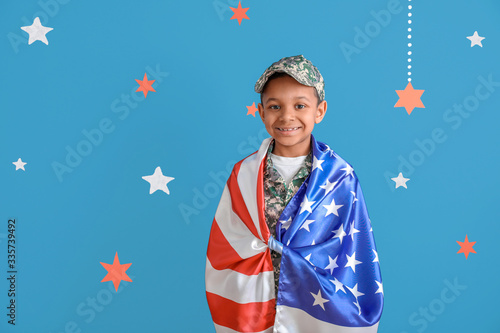 Little African-American sol...
