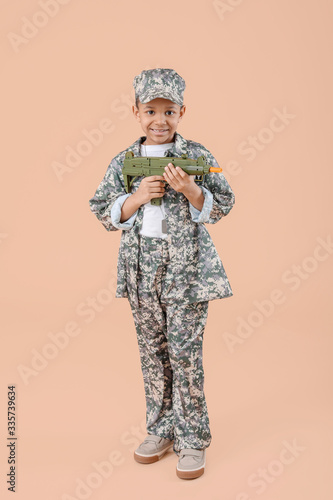 Little African-American sol...