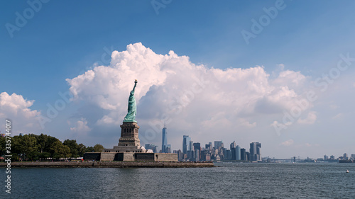 panoramic buildings of new york in the manhattan area © Photoderox
