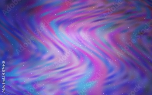 Light Purple vector background with galaxy stars. Modern abstract illustration with Big Dipper stars. Pattern for astronomy websites.