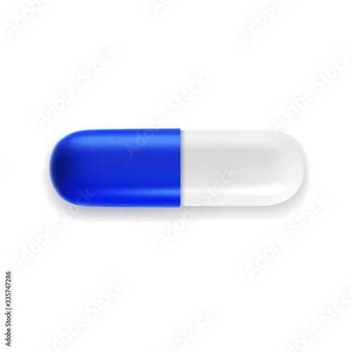 3d Realistic Medical Pill. Capsules for graphics, Mockup. Corona virus infection, novel coronavirus disease 2019, COVID-19,nCoV 2019. Vector illustration.