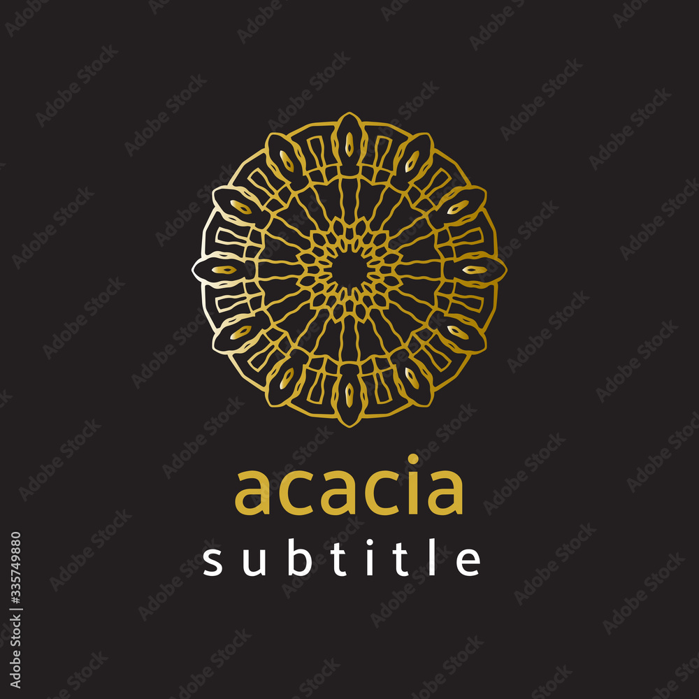 Fototapeta premium logo ornament with premium design