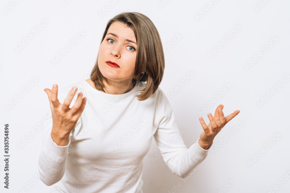 Angry screaming woman