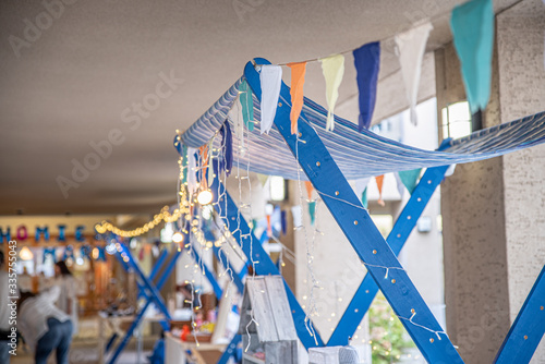 マーケットの屋台