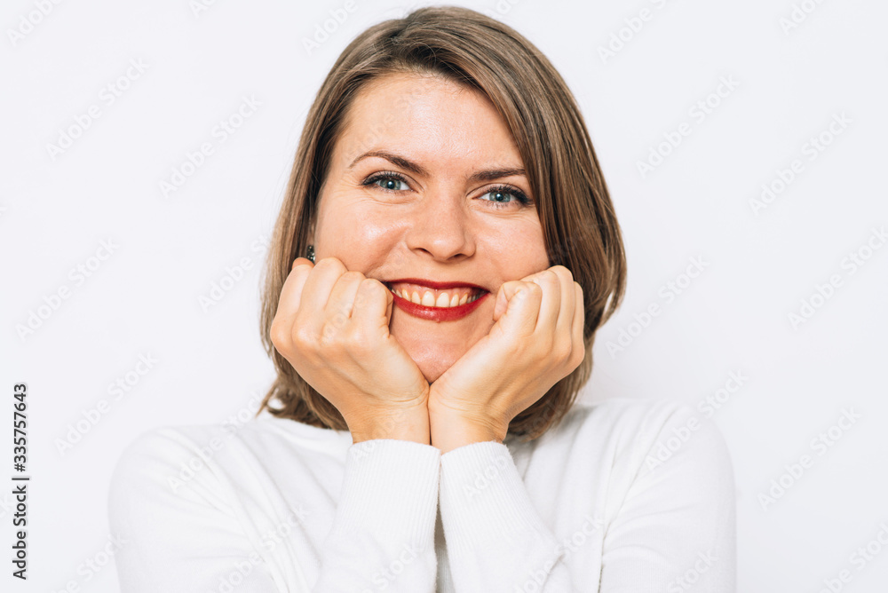 Woman smiling Woman smiling