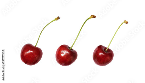 Set of fresh sweet red ache...
