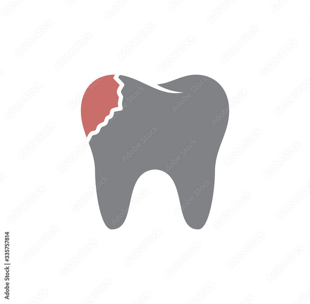 Tooth related icon on background for graphic and web design. Creative illustration concept symbol for web or mobile app Tooth related icon on background for graphic and web design. Creative illustration concept symbol for web or mobile app