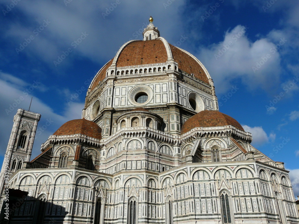 Nahaufnahme von der Kathedrale in Florenz