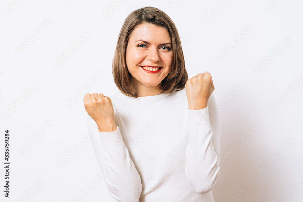 Joyful. Very happy woman Joyful. Very happy woman