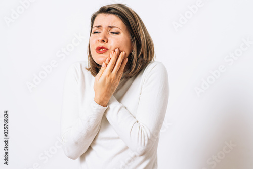 Toothache woman