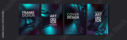 Vector cover for text. Abstract colorful fluid line background . Applicable for design cover, presentation, invitation, flyer, annual report, poster and business card, design packaging