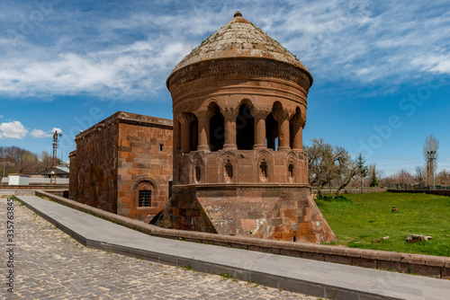 Ahlat, Bitlis - Turkey. Emir Bayindir Cupola ( Kumbet ) in Ahlat. photo