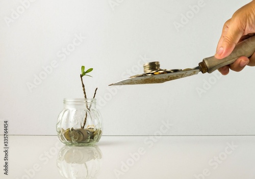 Conceptual economic stimulus packages by government during crisis or Covid-19 as financial relief.