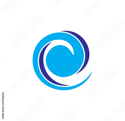 Wave related icon on background for graphic and web design. Creative illustration concept symbol for web or mobile app