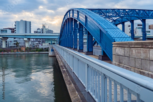 Japan. The bridge in Tokyo....