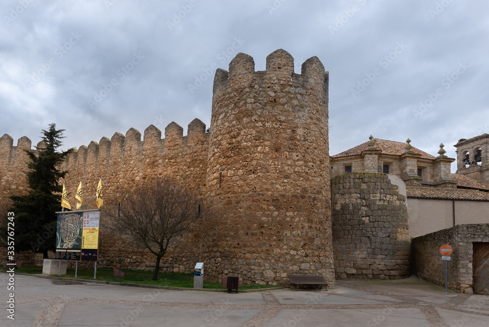 Urueña walled village in Valladolid province, spain