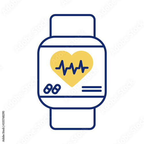 smartwatch with heart cardio health online line style