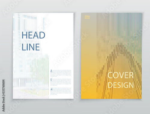 Yellow Business template. Flayer or advertising abstract background for delivery, energy business. Front page. Clean design.