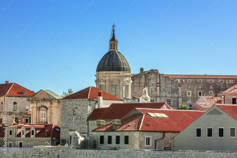 View of Dubrovnik Cathedral, Croatia
