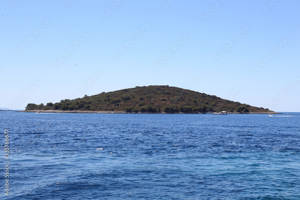 Landscapes of islands in Croatia