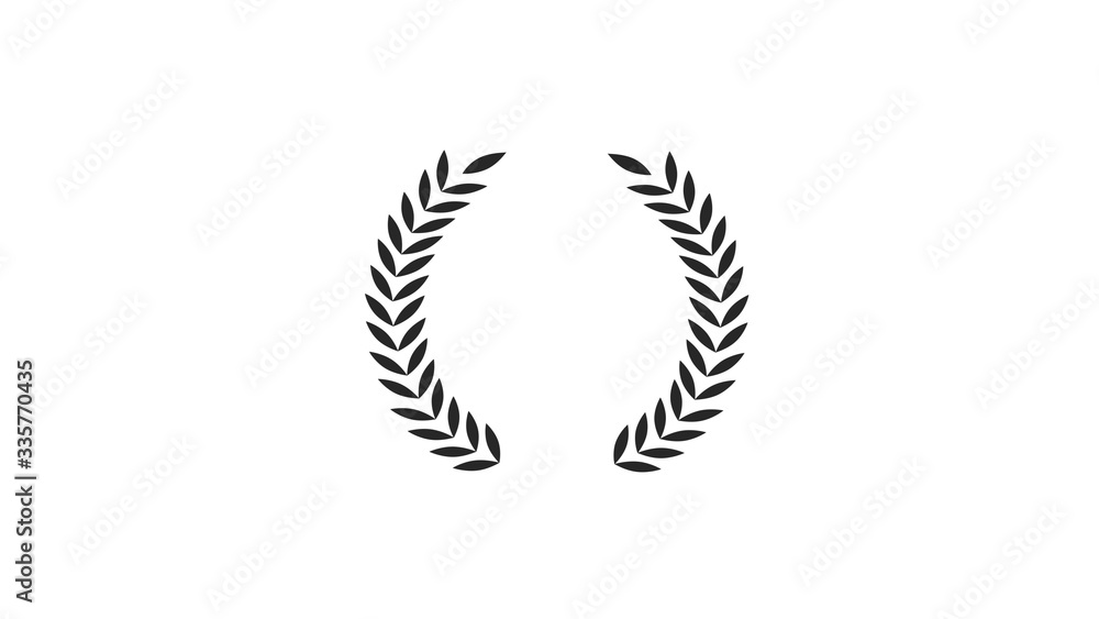 Black wheat icon on white background,wreath icon,New wheat icon Black wheat icon on white background,wreath icon,New wheat icon