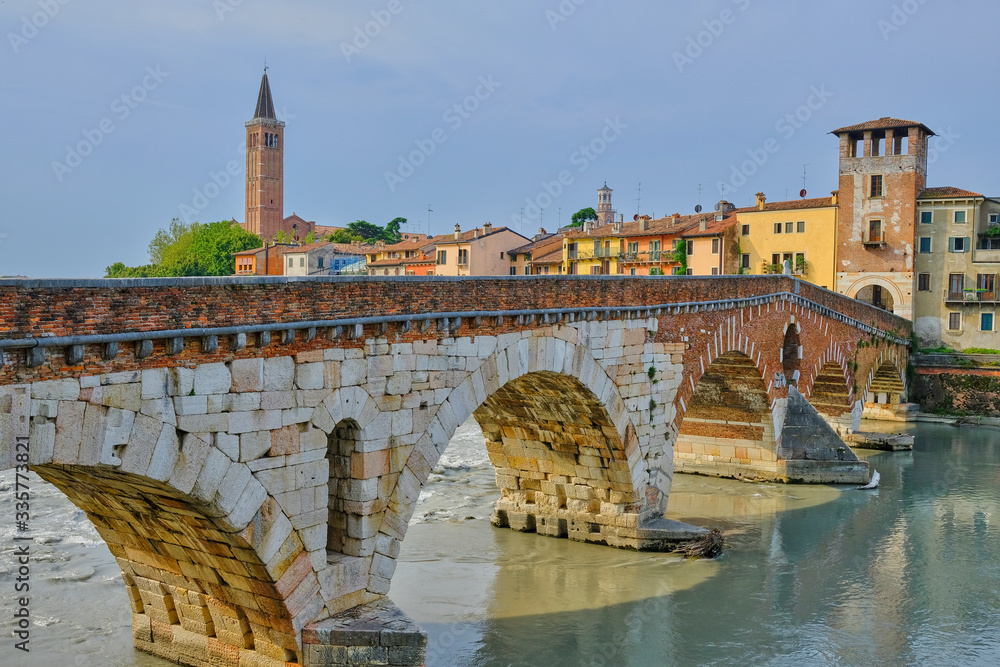 Roman bridge in Verona