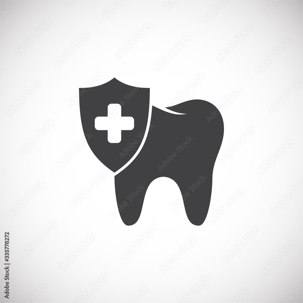 Tooth related icon on background for graphic and web design. Creative illustration concept symbol for web or mobile app Tooth related icon on background for graphic and web design. Creative illustration concept symbol for web or mobile app