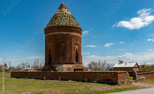 Ahlat, Bitlis - Turkey. Usta Sakirt  Cupola ( Ulu Kumbet ) in Ahlat. photo