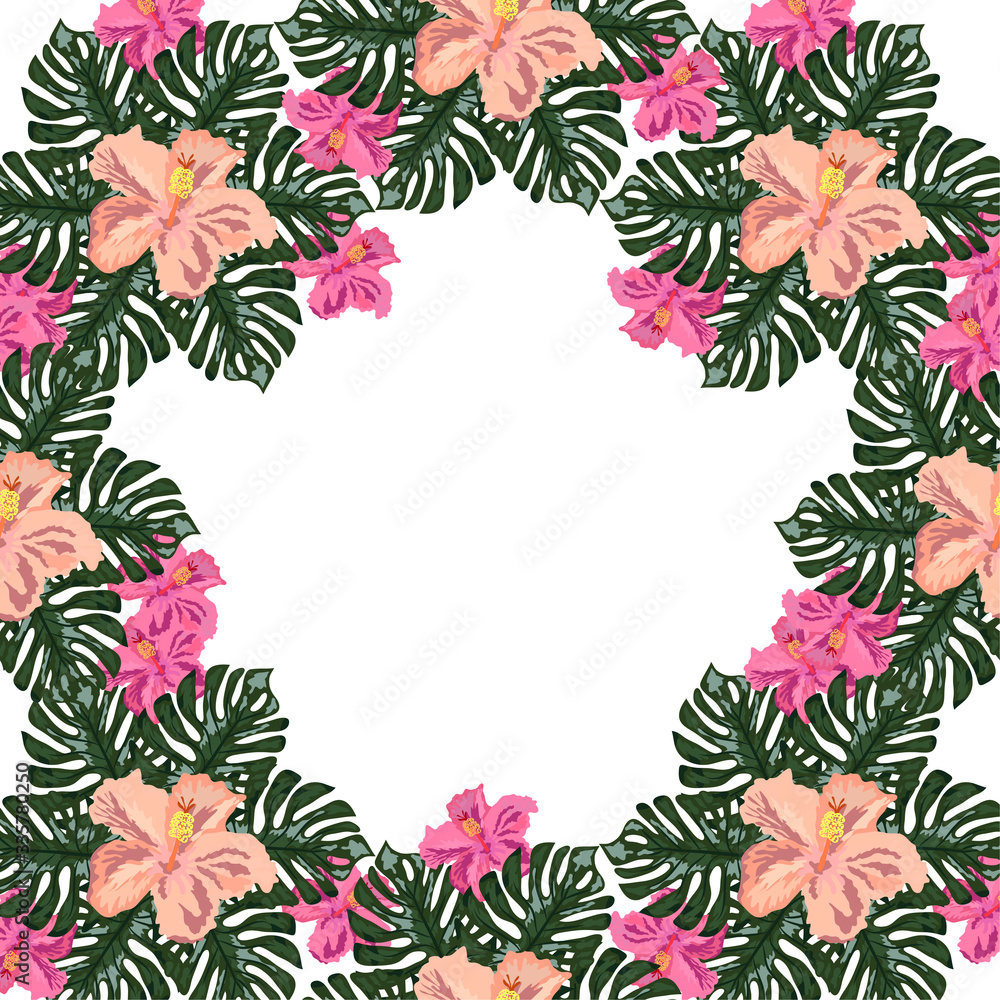 round frames with flowers. Decor for art, hobby and card. round frames with flowers. Decor for art, hobby and card.