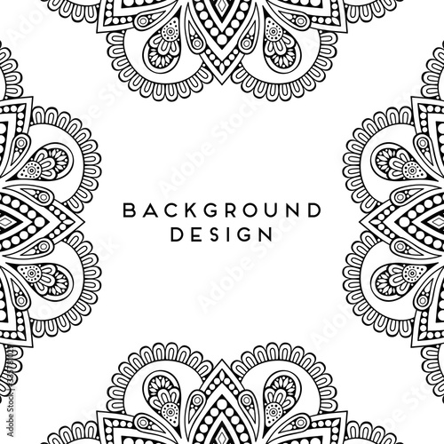 luxury ornamental mandala design background