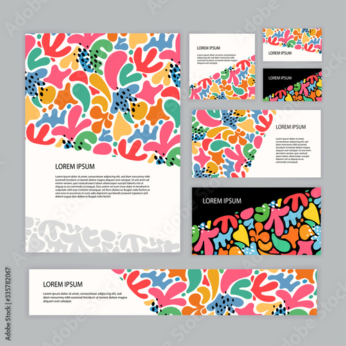 cute corporate identity template
