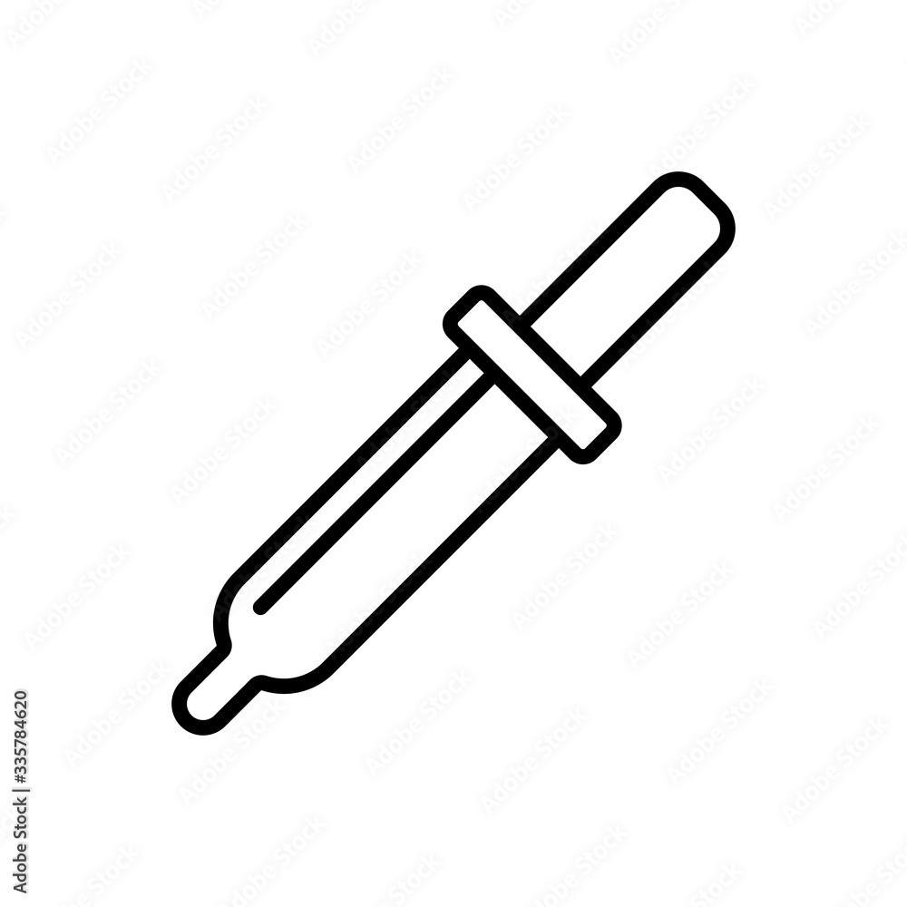 Dropper icon vector template Dropper icon vector template