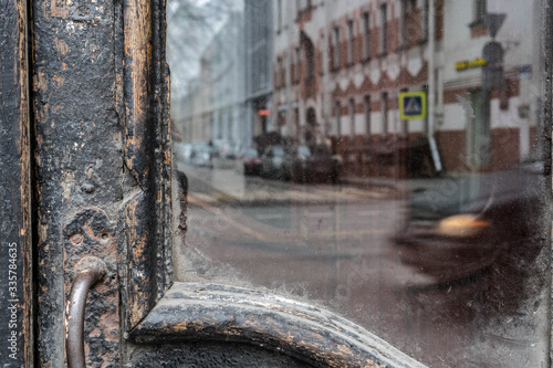 Photos Doors of an old house in nineteenth century Petersburg