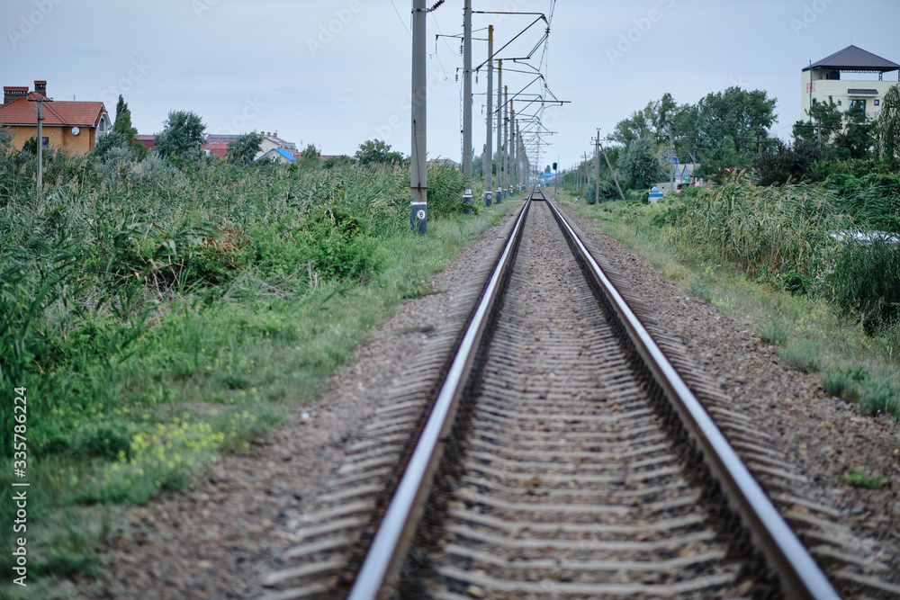 railway on which the train travels