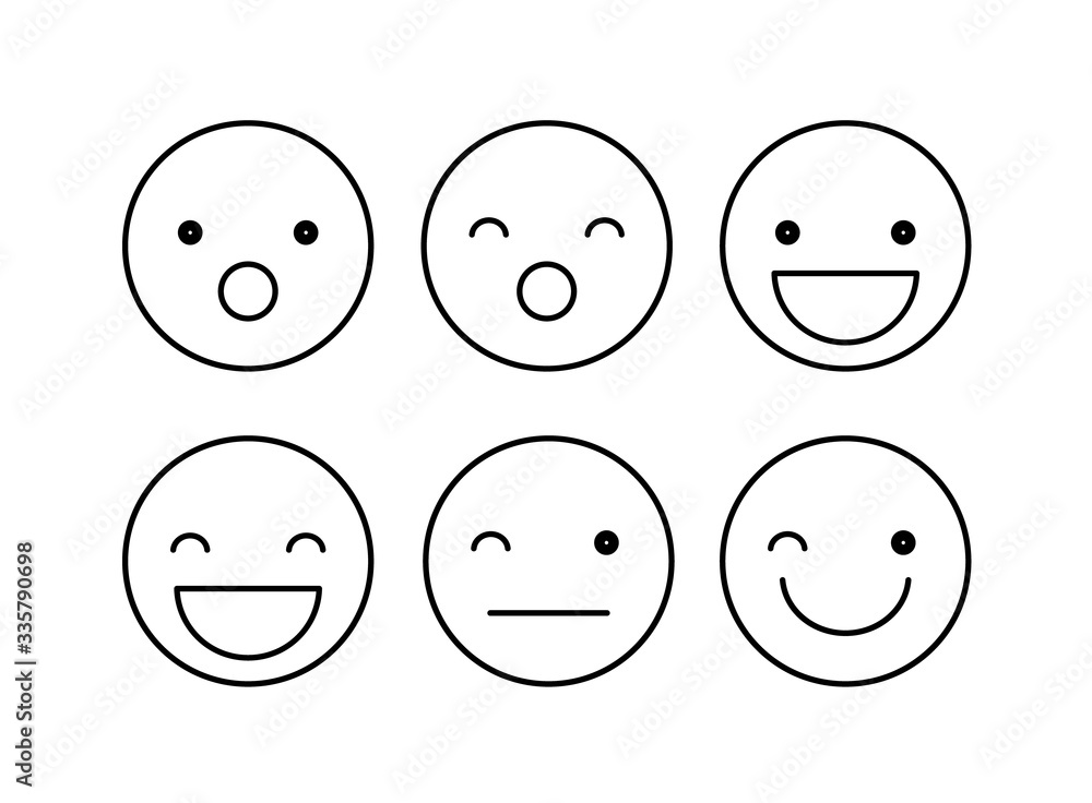 smile icon vectror smile icon vectror