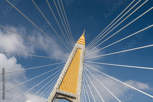 bridge, architecture, sky, cable © Benzine